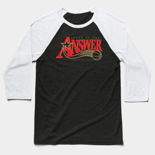 The Answer - Red & Gold Baseball T-Shirt